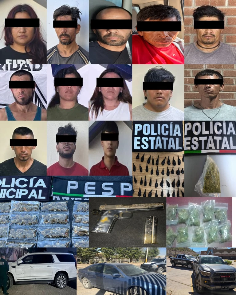 Acciones operativas de la Policía Estatal contra el narcomenudeo incauta más de 700 envoltorios de narcótico