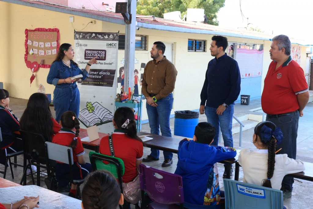 Impulsan creatividad infantil con “Cultura para la Paz Social” en primaria de Barrancos