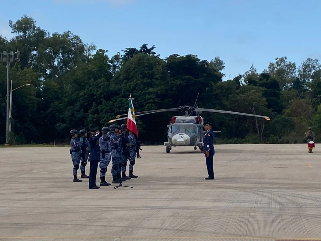 Edgar Emanuel Campos tomó protesta como comandante de la Novena Zona Aérea Militar