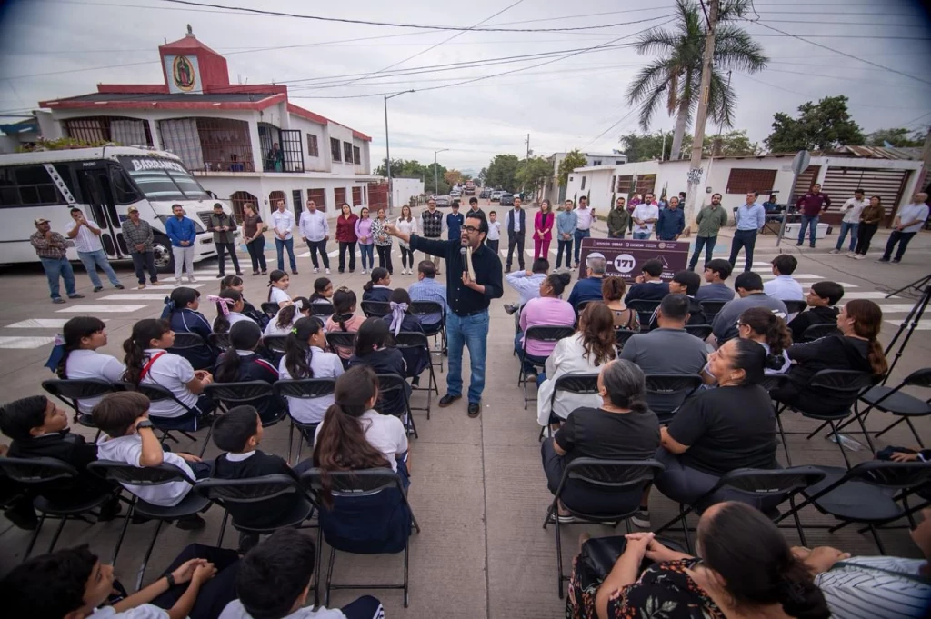 Llega JDGM a las calles 179 pavimentadas en Culiacán