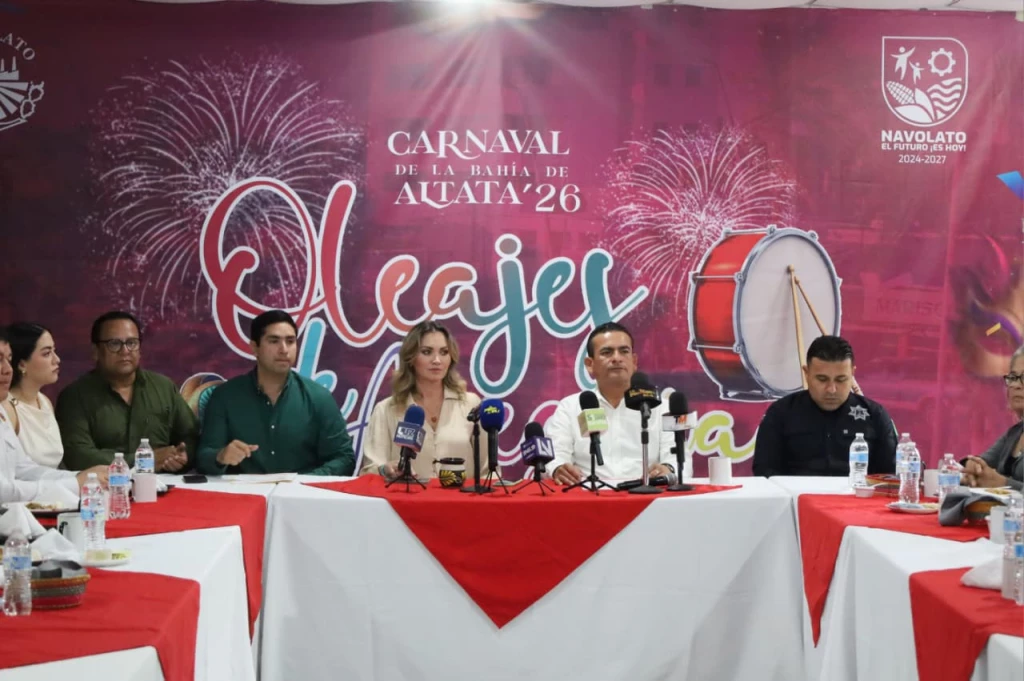 Navolato presenta el Carnaval de la Bahía de Altata “Oleajes de Alegría 2026”; esperan 80 mil visitantes