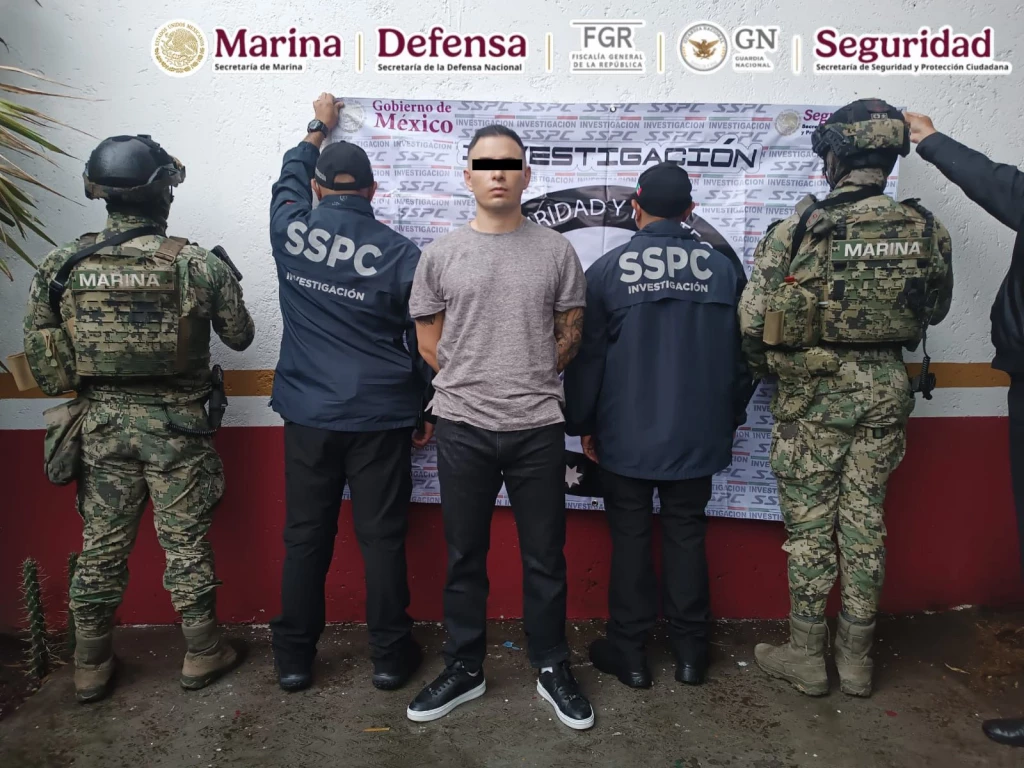 En la Ciudad de México, Autoridades Federales detienen a líder de un grupo delictivo transnacional
