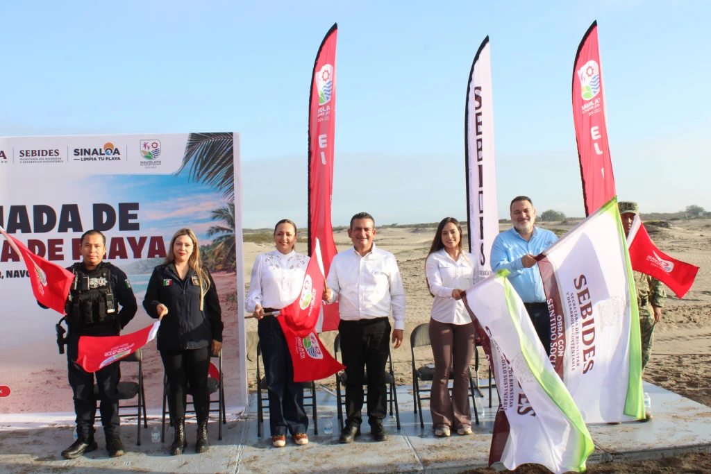 Navolato se suma a jornada estatal “Sinaloa Limpia Tu Playa” con arranque en El Tambor
