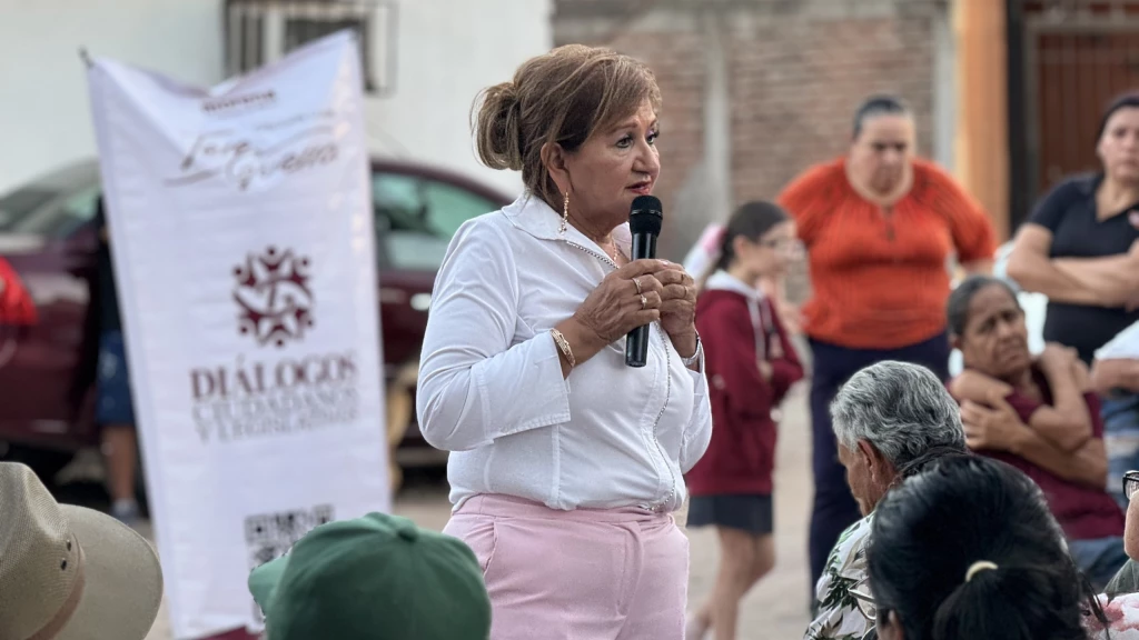 Diputada Tere Guerra refrenda compromiso y fortalece diálogo ciudadano en la colonia Juntas del Humaya