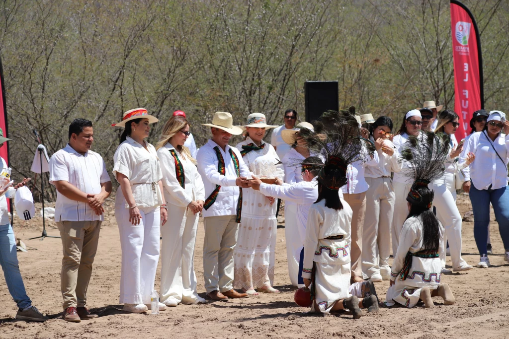 Encabeza el Dr. Jorge Rosario Bojórquez conmemoración del Equinoccio de Primavera en El Tecomate