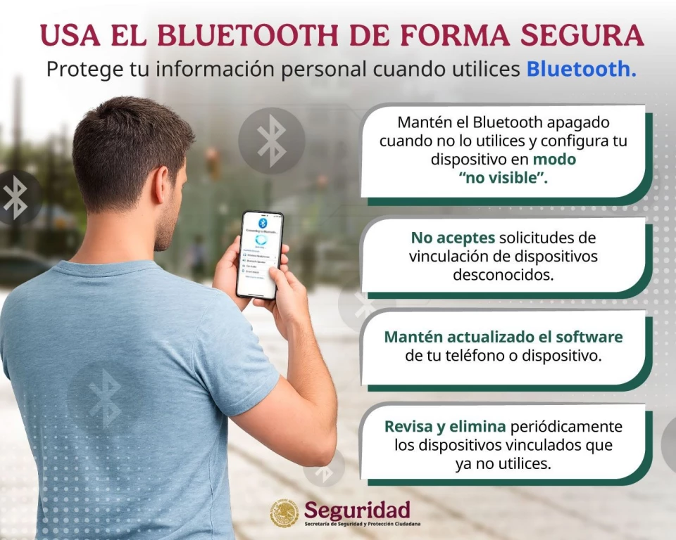 SSPC emite recomendaciones para el uso adecuado del​​​​​​​ Bluetooth