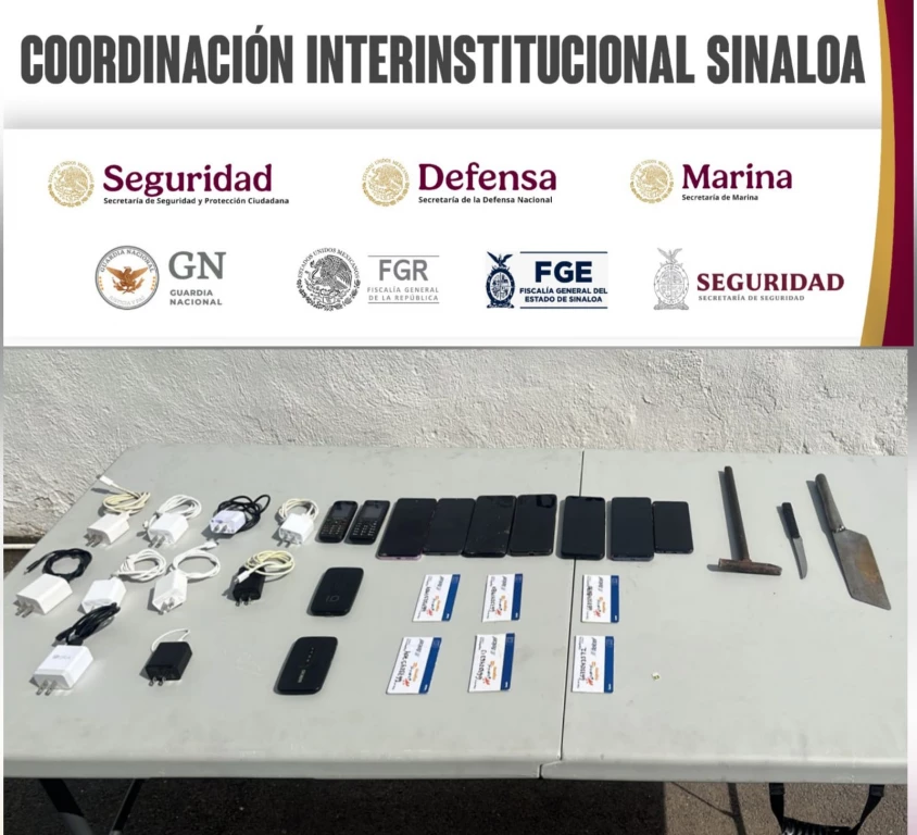 Grupo Interinstitucional asegura diversos objetos en revisión de 2 módulos del Centro Penitenciario Aguaruto