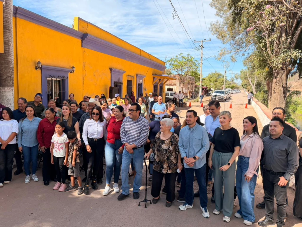 Entrega sistema de drenaje en San Lorenzo, Culiacán 
