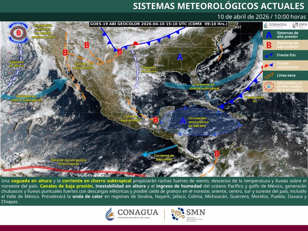 Pronostica CEPC fin de semana caluroso y con baja probabilidad de lluvia