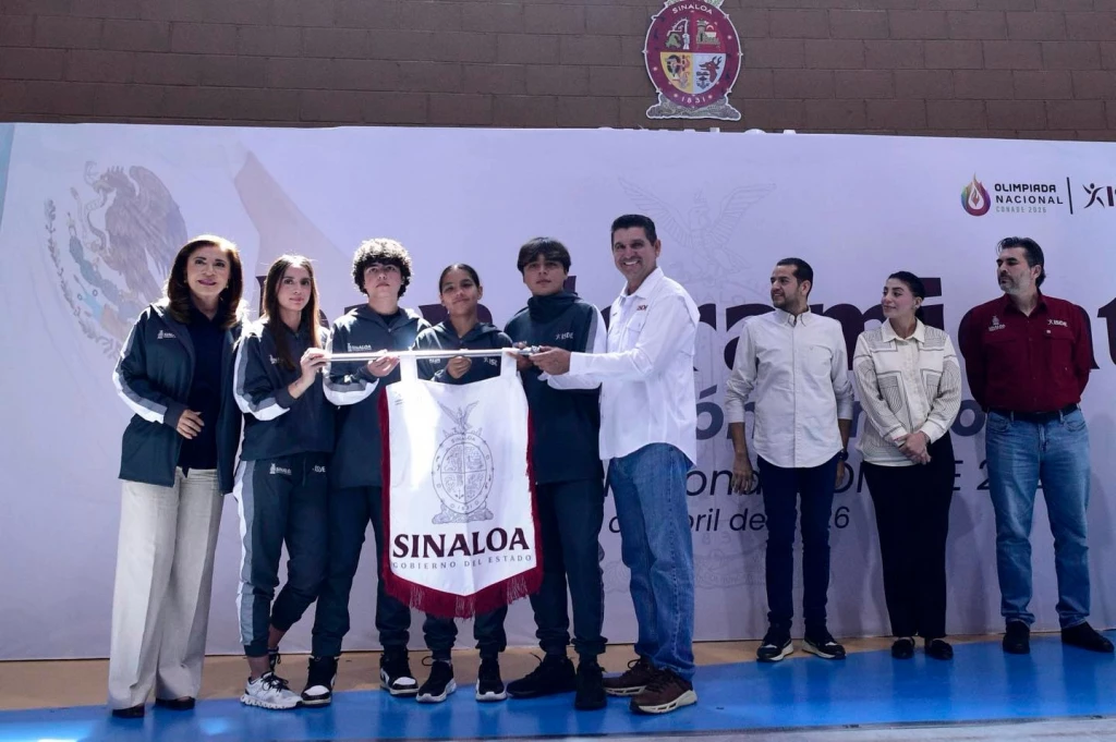 Abanderan a la delegación Sinaloa rumbo a la Olimpiada Nacional CONADE 2026