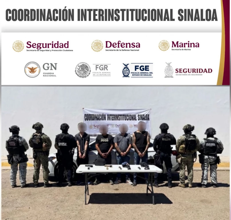Detienen a cinco armados en Culiacán durante el fin de semana 