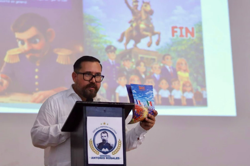 Presentan libro San pedro, la Gran Batalla en el auditorio del Palacio federal