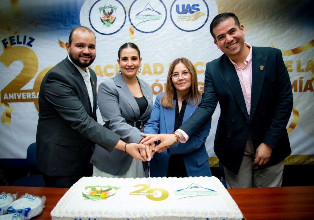 ¡Dos décadas transformando la salud y la sociedad! La Facultad de Ciencias de la Nutrición y Gastronomía de la UAS celebra 20 años de excelencia académica