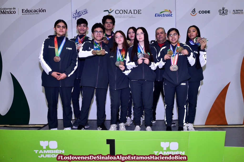 Sinaloa logra 4 medallas de oro en Tiro Deportivo en la Olimpiada Nacional CONADE 2026