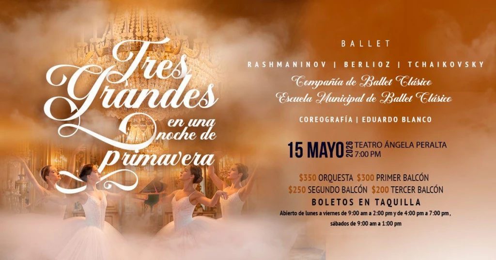 Este viernes se presentará la propuesta escénica “Los Tres Grandes en una Noche de Primavera”
