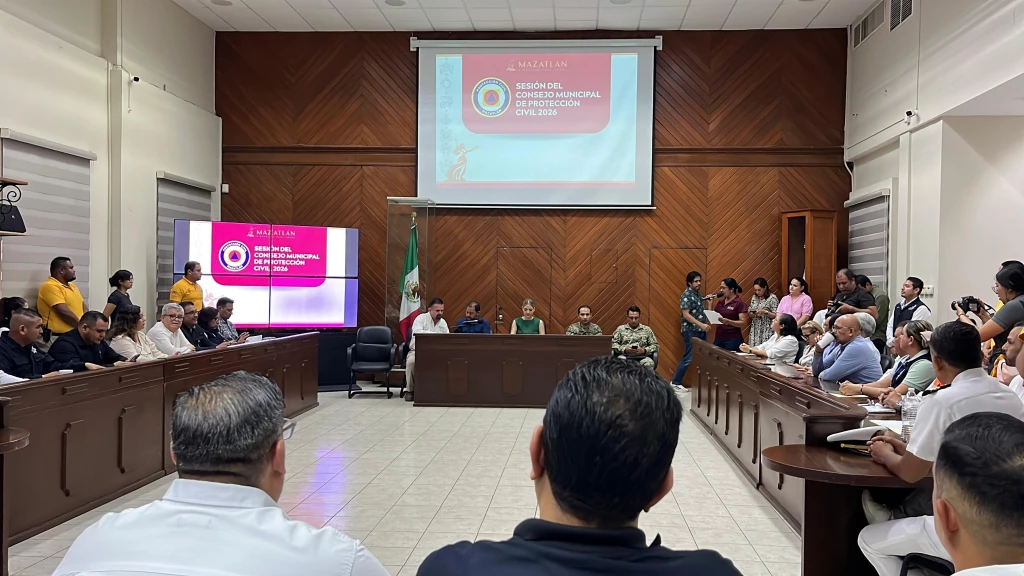 Instalan Consejo Municipal de Protección Civil en Mazatlán por temporada de lluvias
