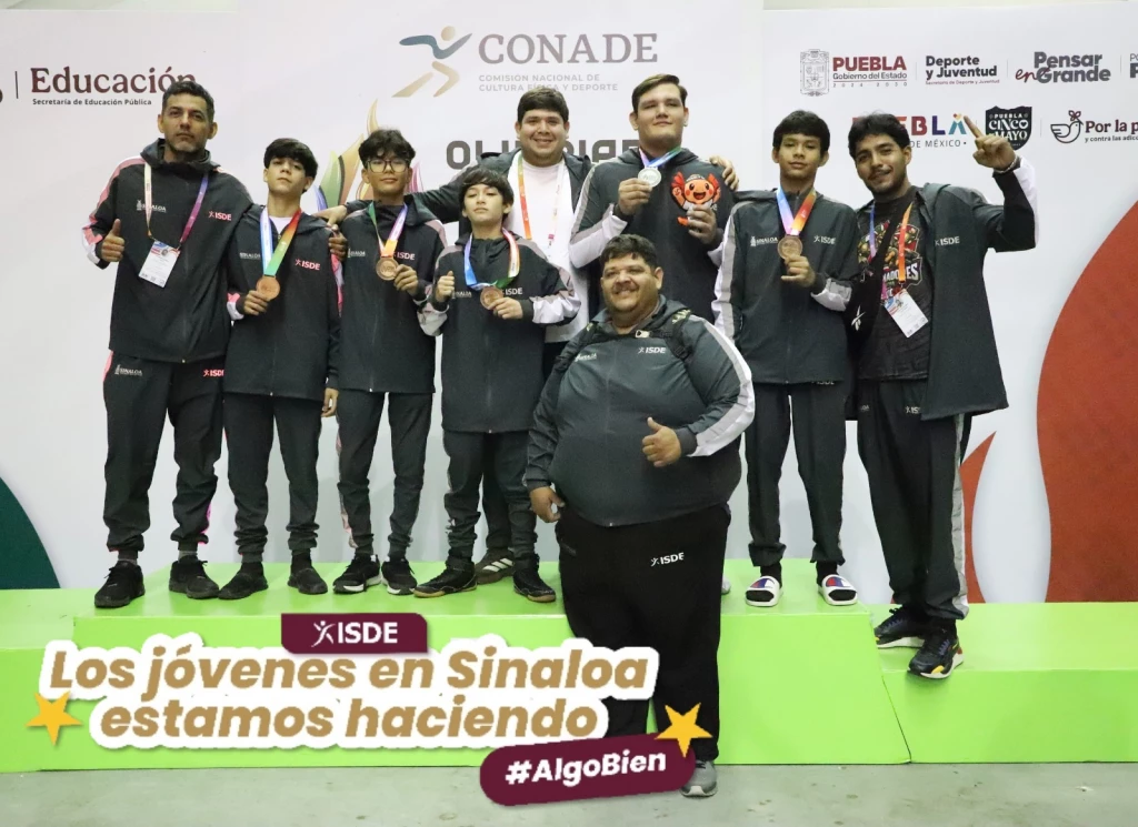 Plata y dos bronces para Sinaloa en la jornada de Luchas Asociadas en la Olimpiada Nacional CONADE 2026