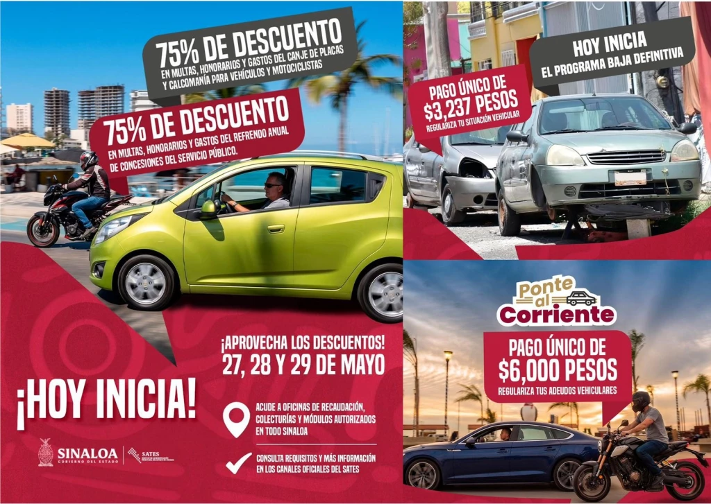 Inician descuentos en el SATES