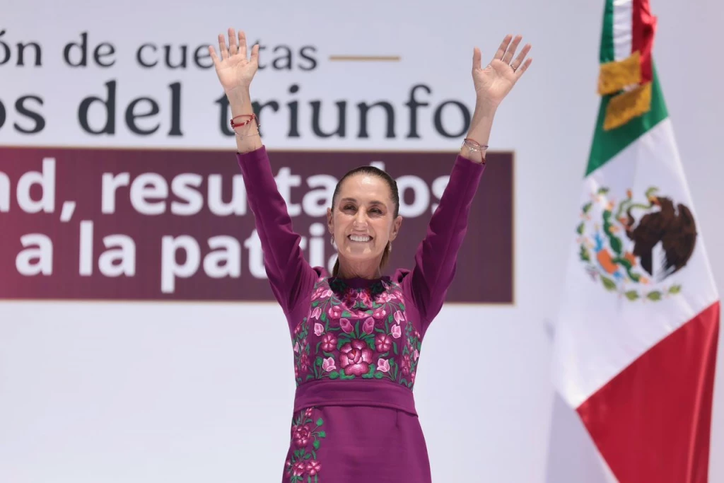 Claudia Sheinbaum rinde cuentas a dos años del triunfo