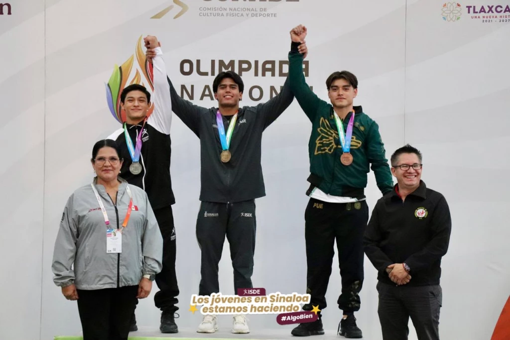 Medalla de oro en Gimnasia para Sinaloa en la Olimpiada Nacional CONADE 2026