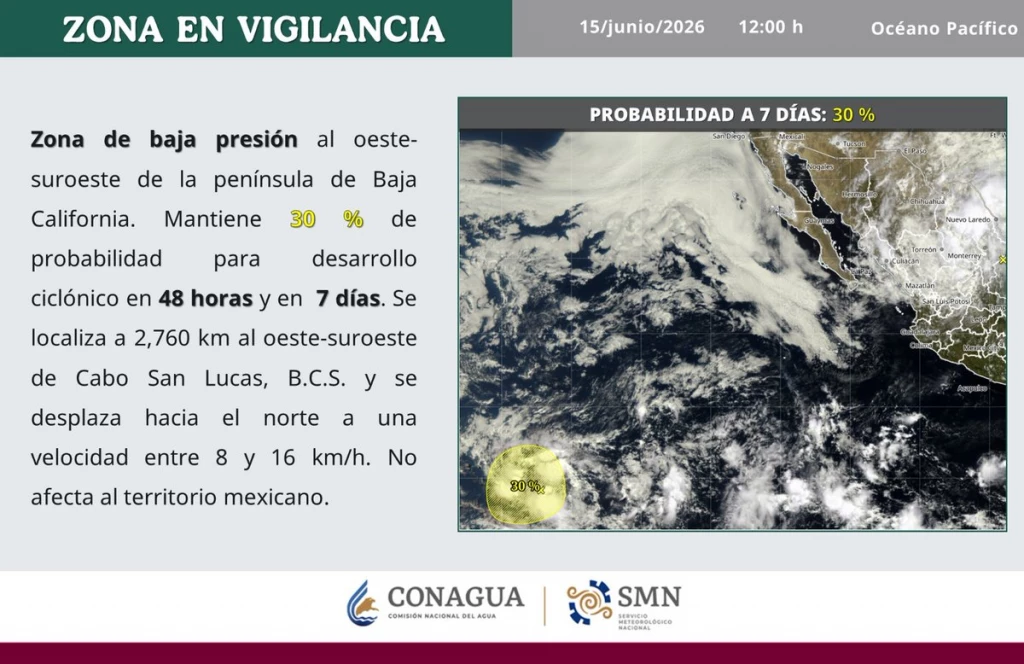 Lluvias puntuales muy fuertes, en Sonora y Sinaloa