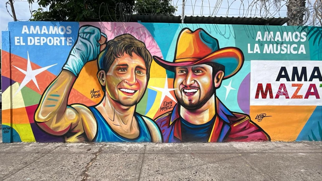 Realizan mural denominado “Donde Nacen los Campeones” en Mazatlán