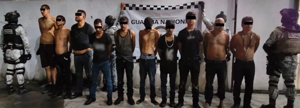 Capturan en Escuinapa a 10 delincuentes