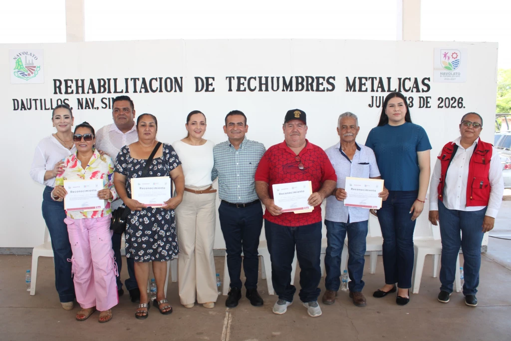 Navolato inicia rehabilitación de techumbres