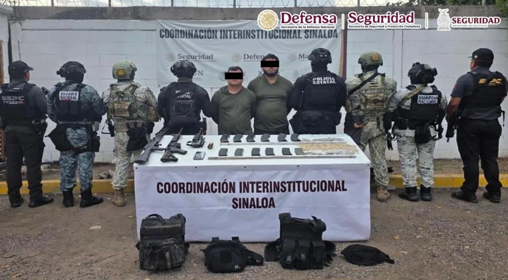 Detienen en Sinaloa a dos presuntos implicados en privación de la libertad de 10 trabajadores mineros