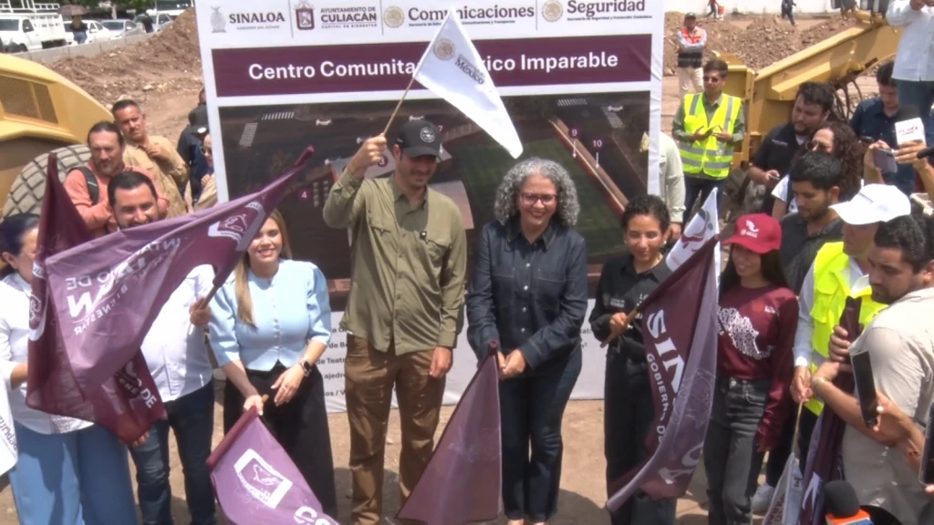 Inicia en Culiacán la construcción del Centro Comunitario “México Imparable”