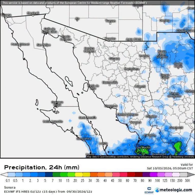 Pronostican ambiente estable y cielos despejados en Sonora para este viernes