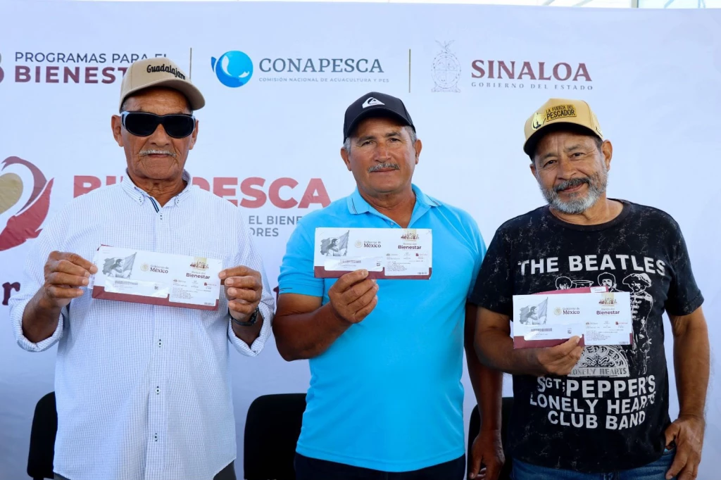 Inicia pago a pescadores de Sinaloa