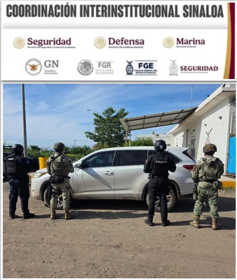 Recuperan camioneta con reporte de robo en Mazatlán