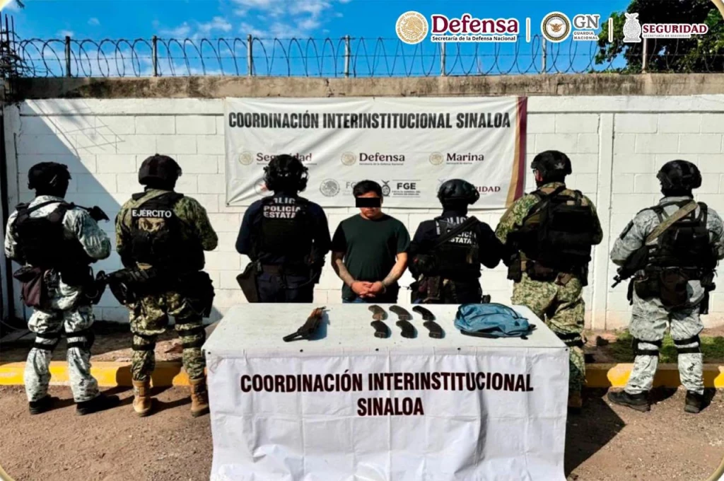 Detienen al “Taliban” y cuatro integrantes de una célula delictiva en Sinaloa