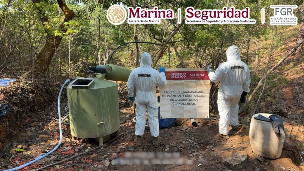 Inhabilitan dos laboratorios clandestinos en Durango