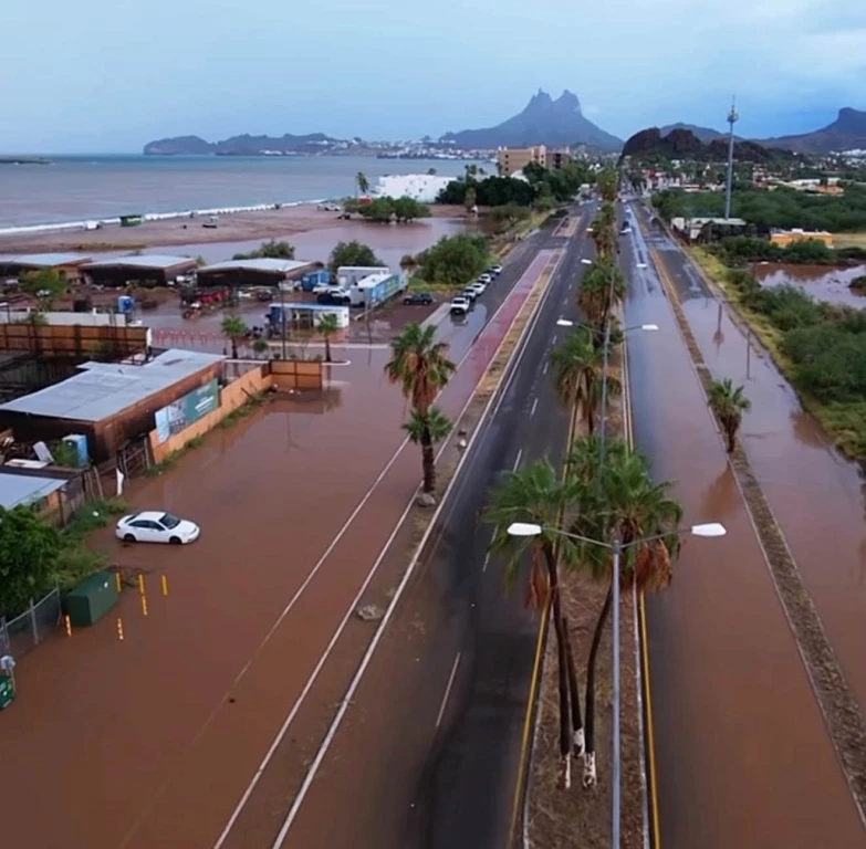 Activa Gobierno de Sonora operativo interinstitucional en Guaymas y Empalme tras afectaciones por lluvias