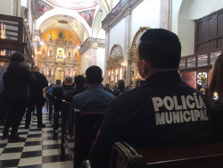 Realizan misa de acción de Gracias en Catedral por el Día del Policía