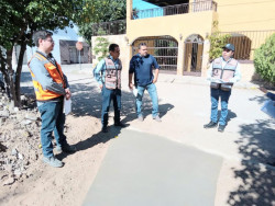 Secretaría de Infraestructura supervisa obras de parques de bolsillo en Hermosillo