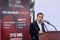 Invertirá Gobierno de Sonora 100 millones de pesos para rehabilitación de calles en Cajeme: gobernador Alfonso Durazo
