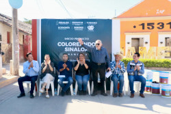 Inicia programa "Coloreando Sinaloa" en Chametla, Rosario