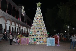 Enciende la U.A.S. su árbol de navidad