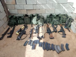 Aseguran corporaciones de la Mesa de Seguridad a grupo de personas armadas en Guaymas