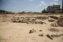 Descubren un cementerio de época romana en Gaza con más de 60 tumbas