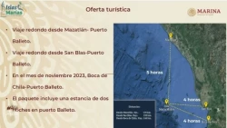Presentan oferta turística Islas Marías