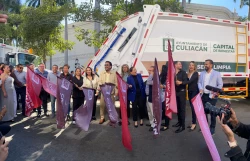 Llegan camiones recolectores de basura a Culiacán