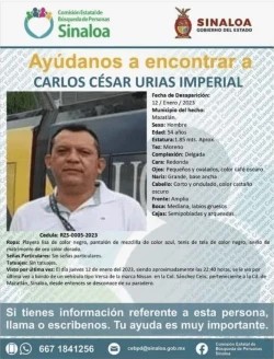 Confirma Alcalde de Mazatlán que Carlos César fue la persona encontrada sin vida dentro de su automóvil en el Cerro del Vigía