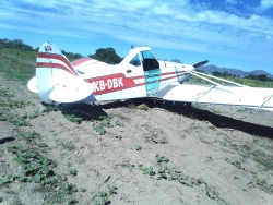 Avioneta se desploma por falla mecánica en la sindicatura de La Concha