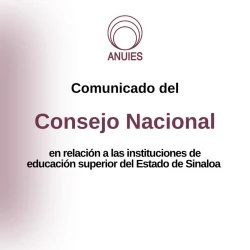 Preocupa a la ANUIES, los cambios  a la Ley Superior de Sinaloa que afectan la autonomía universitaria