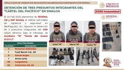 Detienen a tres presuntos integrantes del Cártel del Pacífico bajo el liderazgo de "El Guano"