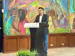 Deslinda alcalde causas de la marcha 8M de los actos vandálicos registrados